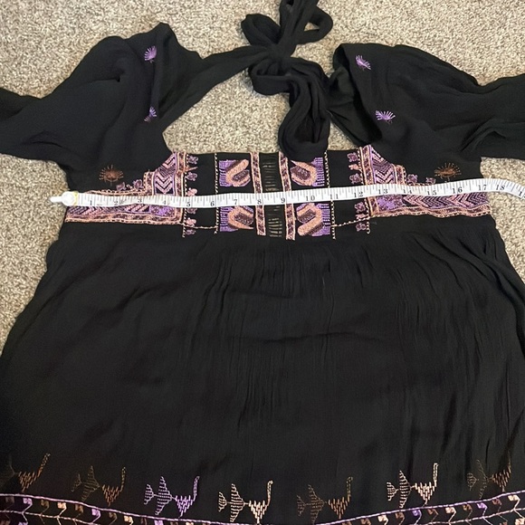 Free People Rhiannon Peasant Embroidered Long Sleeve Dress - Picture 11 of 12